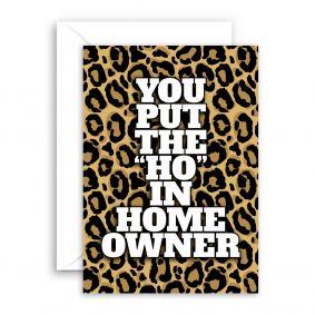 Ho In Homeowner New Home Card