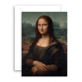 Leonardo Da Vinci Mona Lisa Greeting Card