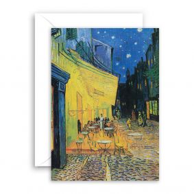Vincent Van Gogh Café Terrace Greeting Card