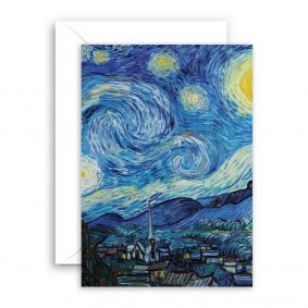 Vincent Van Gogh The Starry Night Greeting Card