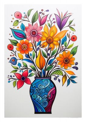 Energetic Vase with Blooming Array