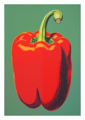 Bell Pepper Boldness Vivid Graphic
