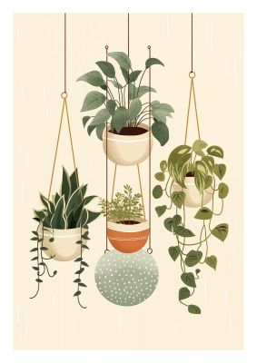 Hanging Greens Simplistic Boho Plants