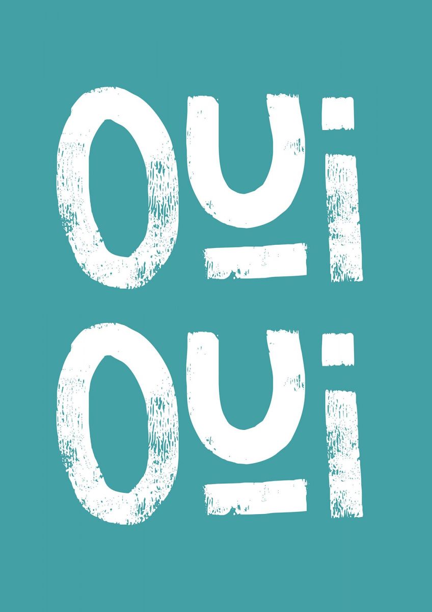Green Oui Oui Art For Kitchen Walls And Artwork For The Home