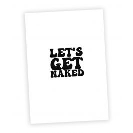 Lets Get Naked Wall Art