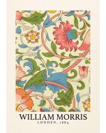 An unframed print of william morris lodden 1884 a famous paintings illustration in multicolour and beige accent colour
