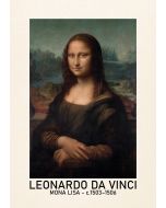 An unframed print of leonardo da vinci mona lisa 1503 1506 a famous paintings illustration in multicolour and beige accent colour