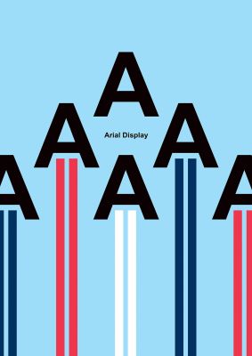An unframed print of arial display graphical illustration in blue and black accent colour