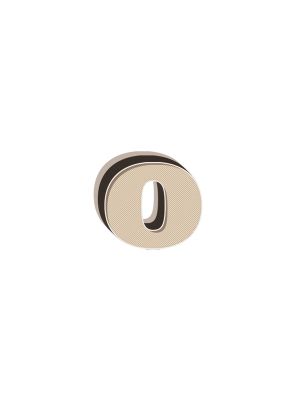 An unframed print of alphabet mix match o kids wall art in typography in beige and white accent colour