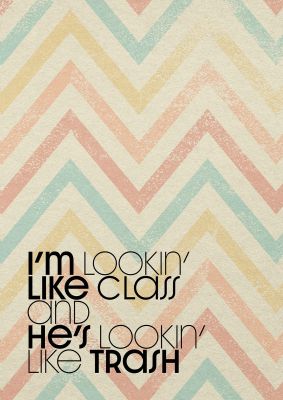 An unframed print of im looking like glass lyrics music in typography in beige and multicolour accent colour