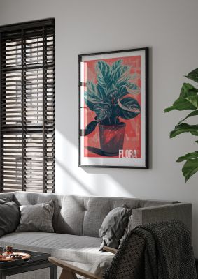 Rosenquist-Style Fragmented Houseplant