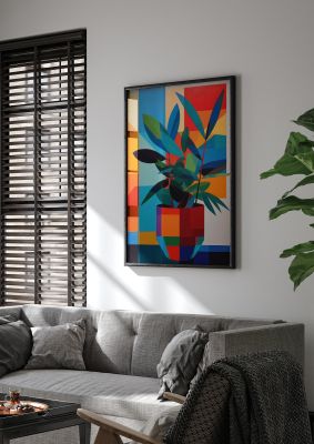 Ellsworth Kelly-Inspired House Plant