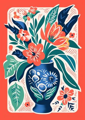 Colorful Vase with 9 Eye-Catching Hues