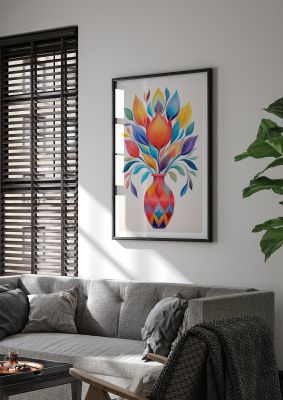 18" Vase with Captivating Shapes