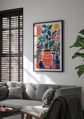 31 Blooms in Colorful Vase
