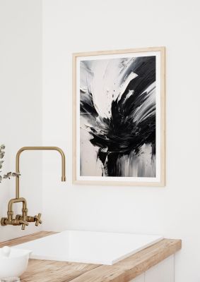 Captivating Bold Monochromatic Abstract