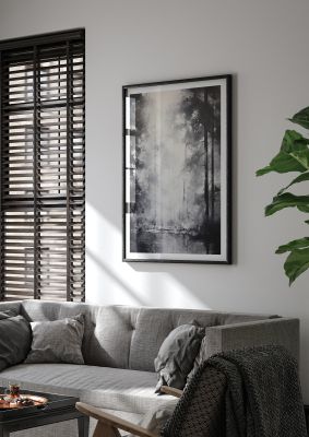 Minimalist Geometric Print in Black and White