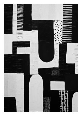 Intricate Monochrome Minimalistic Art