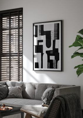 Intricate Monochrome Minimalistic Art