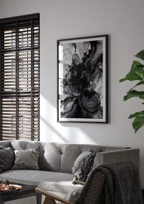 Organic Shapes in Black and White Art