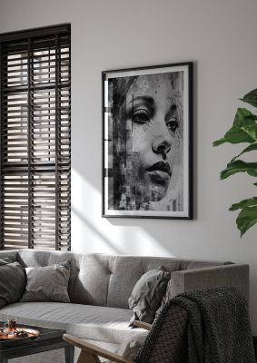 Monochrome Photo Fusion Emotive Montage