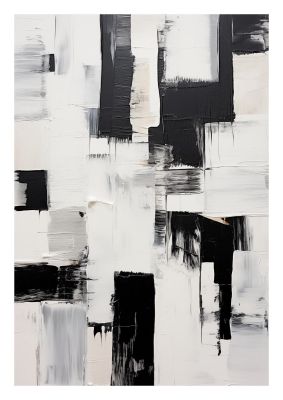 Enthralling Geometric Black and White Art