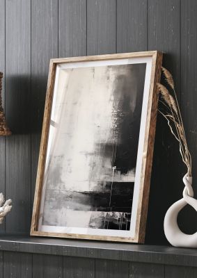 Depth and Texture in Black and White Encaustic
