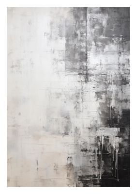 Layered Wax in Black and White Encaustic