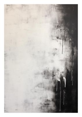 Layered Wax Encaustic Depth in Monochrome