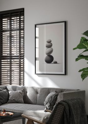 Tranquil Ambiance in Monochrome Pastel