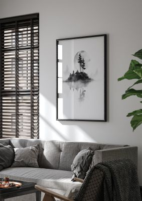 Soft Gradients and Textures in Monochrome Art