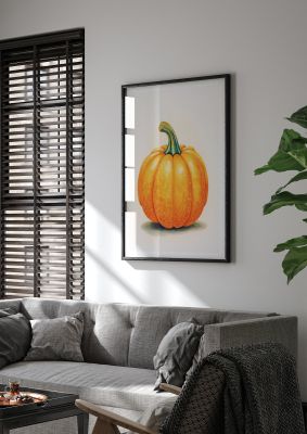Vivid Orange Pumpkin Charm