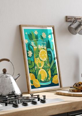 Zesty Summer Lemonade Artful Pitcher