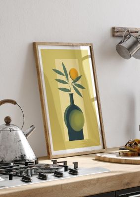 Sleek Olive Oil Elegance Bottle