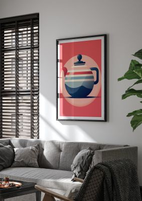 Modern British Tea Culture Risograph