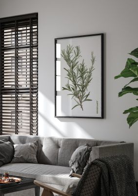 Rosemary Whispers in Minimalist Art