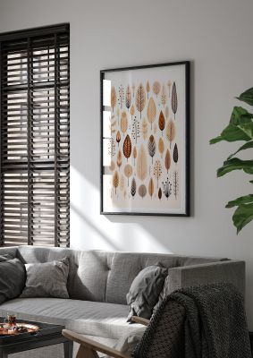 Tranquil Boho Patterns in Brown and Cream