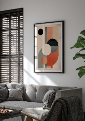 Soft Geo Boho Minimalist Geometric Print