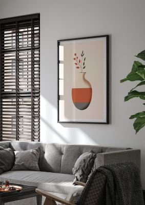 Refined Boho Vase in Earthy Tones