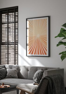 Sun Tranquil Boho Sunburst in Beige and Brown