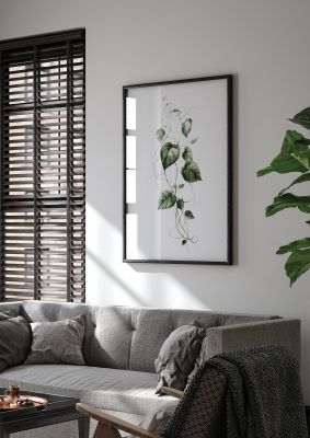 Green vine leaves illustration perfect for adding a touch of nature to your home decor